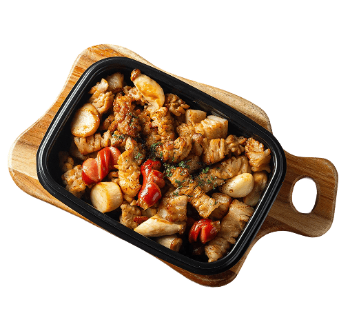 올타임에브리데이 미나리에 칼집낸 삼겹살